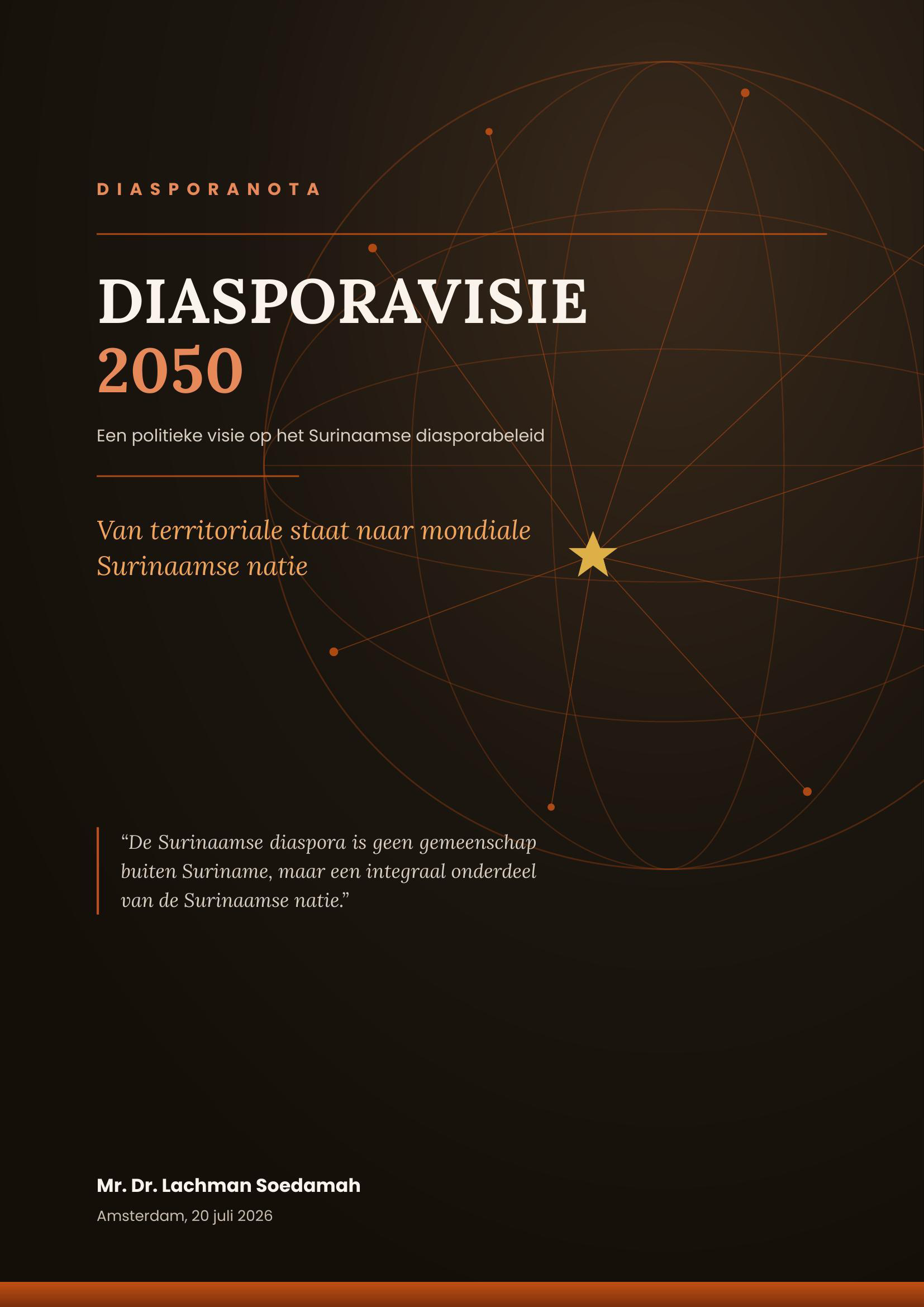 Omslag van DIASPORAVISIE 2050